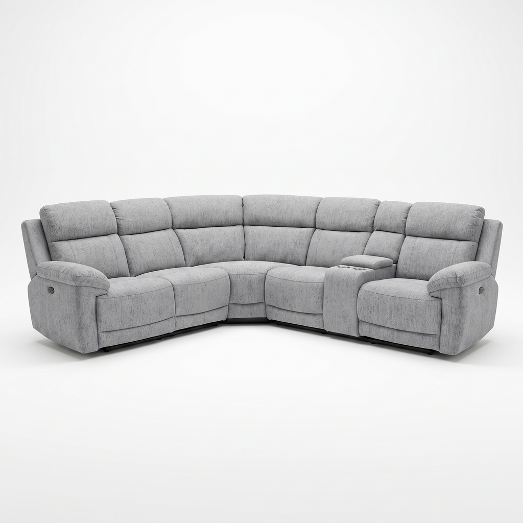 Owen Electric Recliner Sofa - Grey