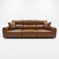 Conway Electric Sofa Brown 3 Seater