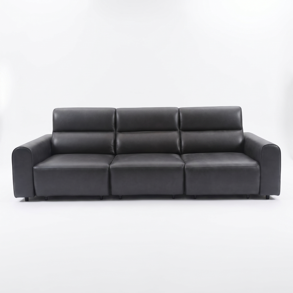 Conway Electric Sofa Brown 3 Seater