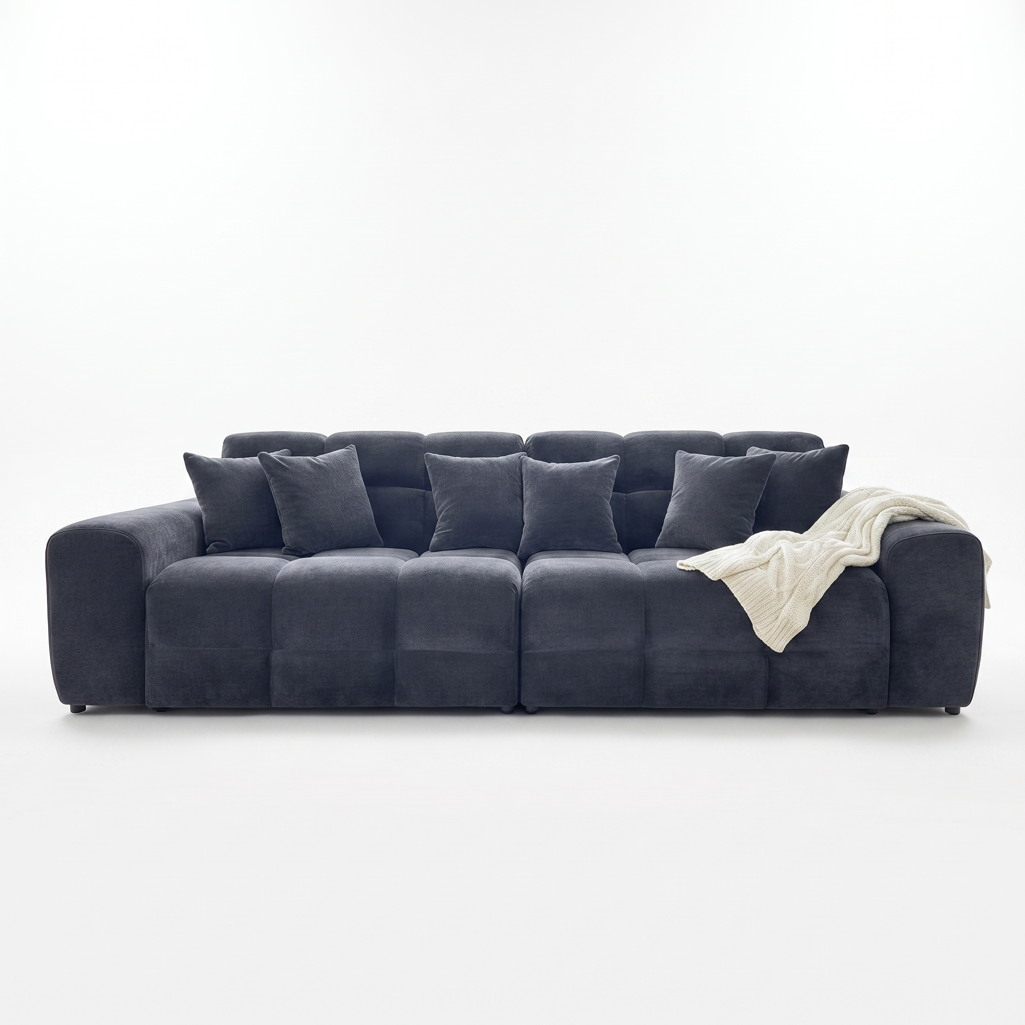 Jacob Sofa Black 4 Seater