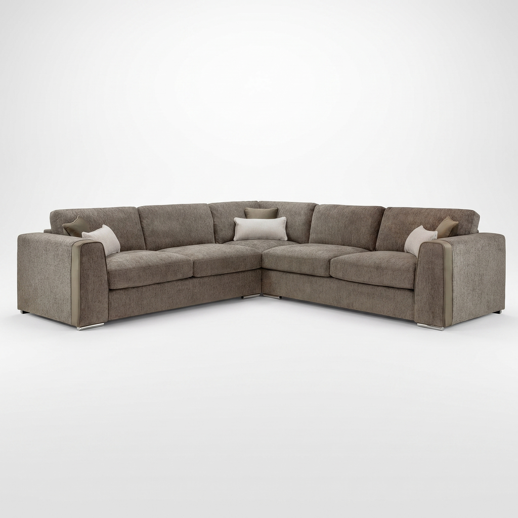 Naples Sofa Mocha Large Corner