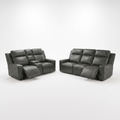 Barcelona Electric Recliner Sofa Grey 3+2 Set