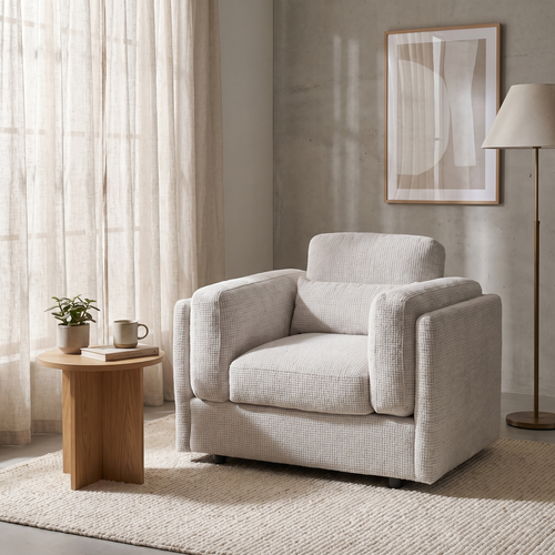 Bari Sofa Beige Armchair