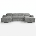 Alaya Sofabed Grey U Shape Corne