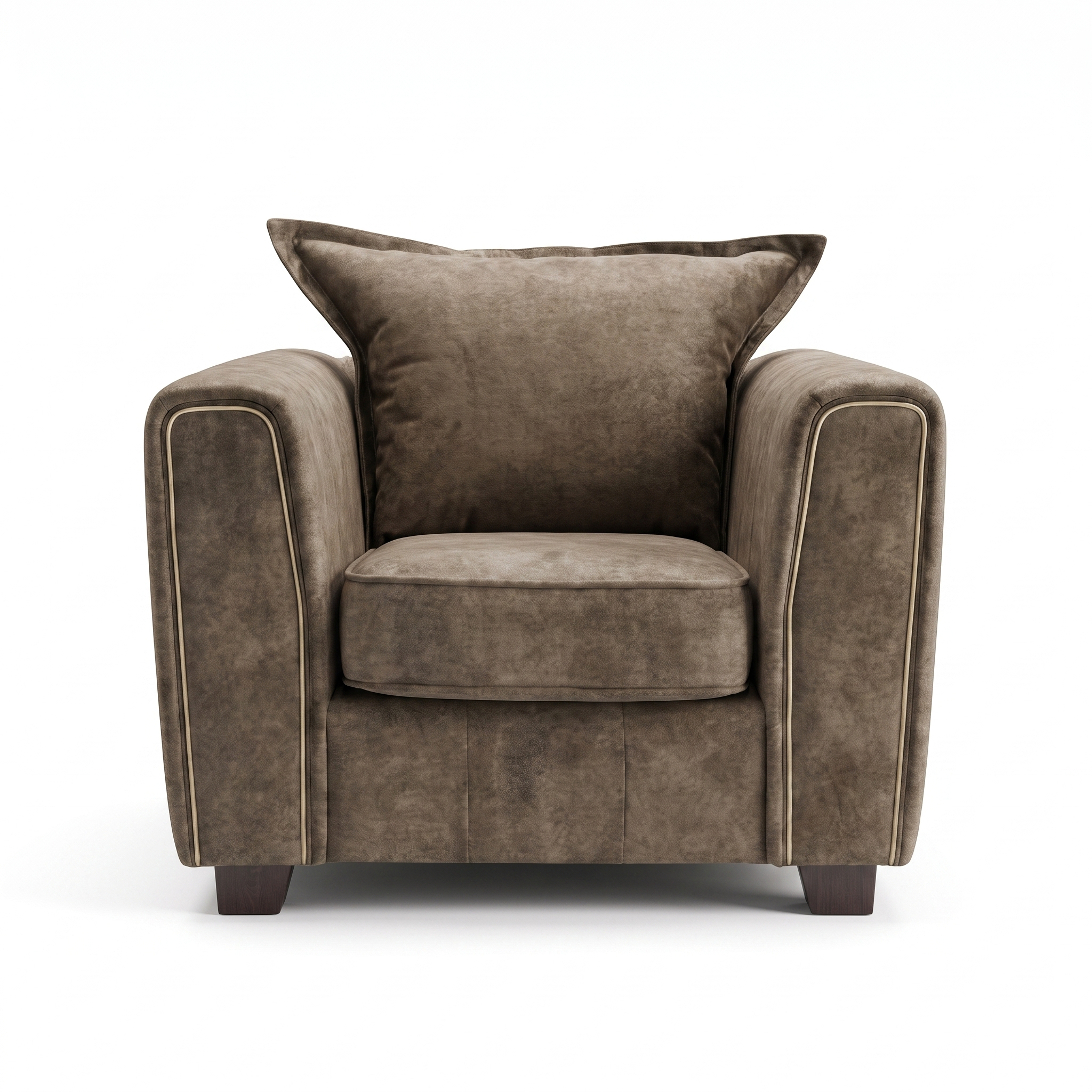 Serena Sofa Brown Armchair
