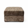 Serena Sofa Brown/Black Footstool