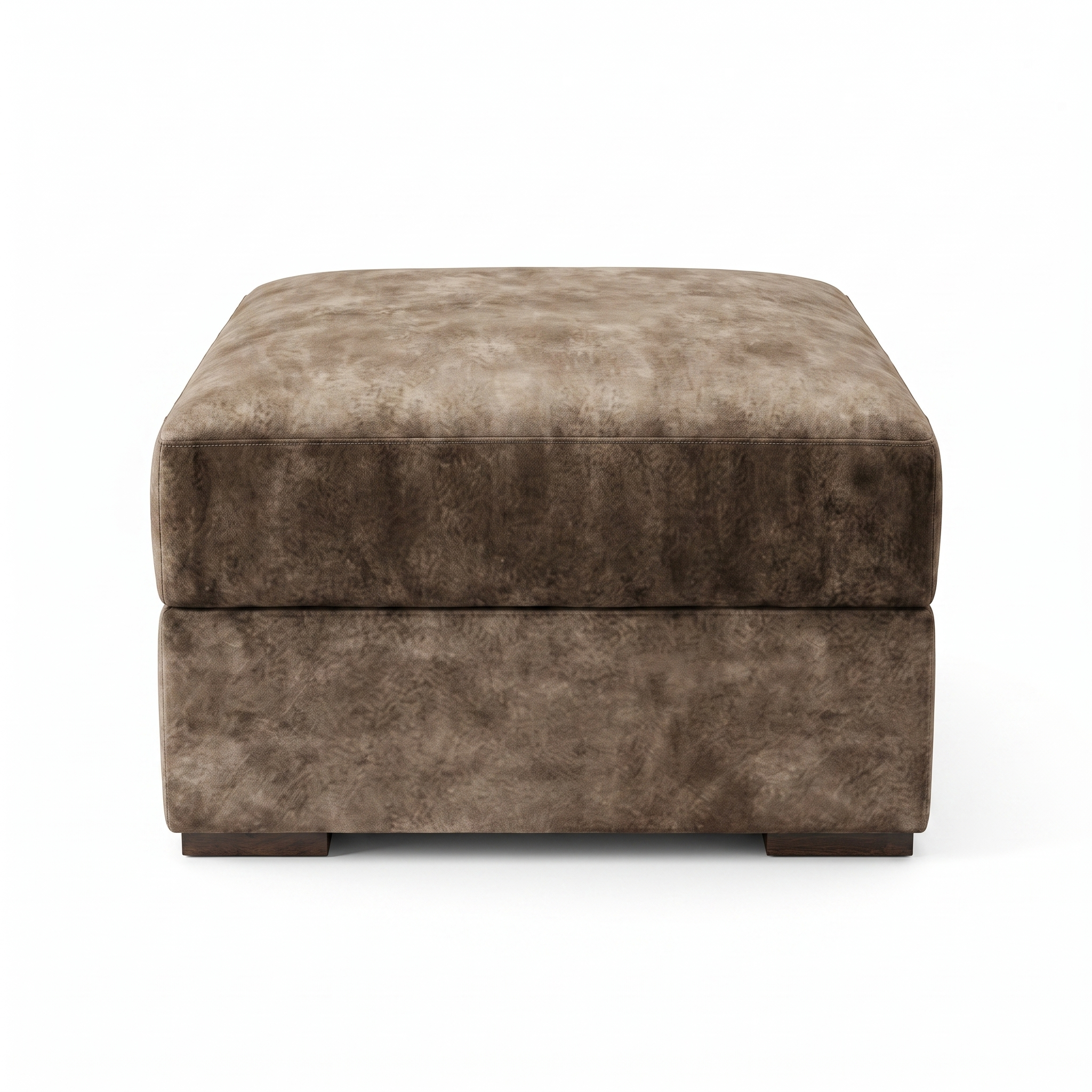 Serena Sofa Brown/Black Footstool