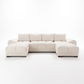 Azzuro Sofa U Shape Corner - Cream