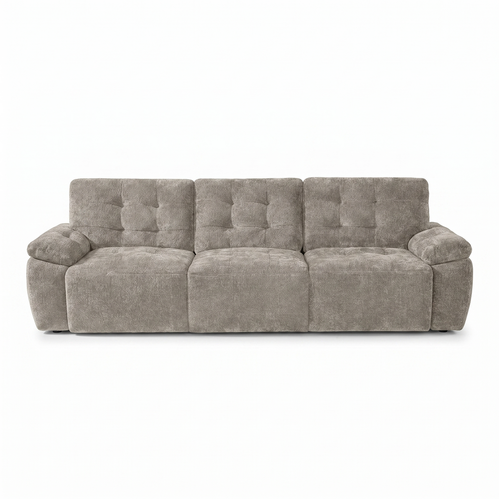 Dallas Electric Sofabed 3 Seater - Mushroom