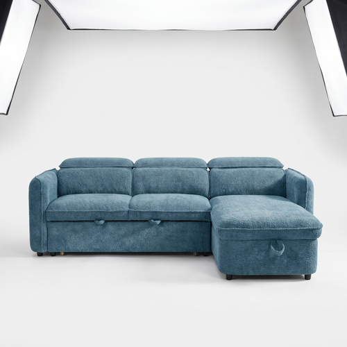Capri Sofabed Universal Corner - Blue