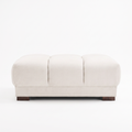 Azzuro Sofa Footstool - Cream