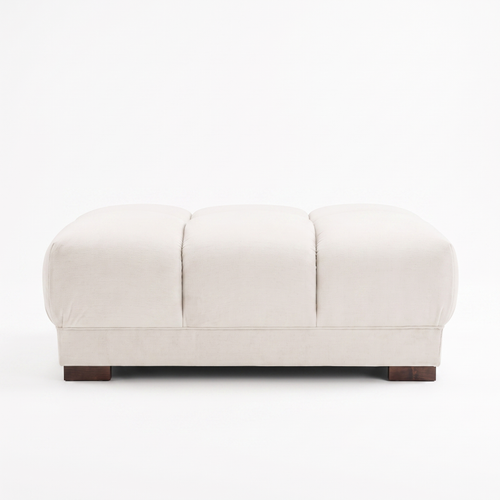Azzuro Sofa Footstool - Cream