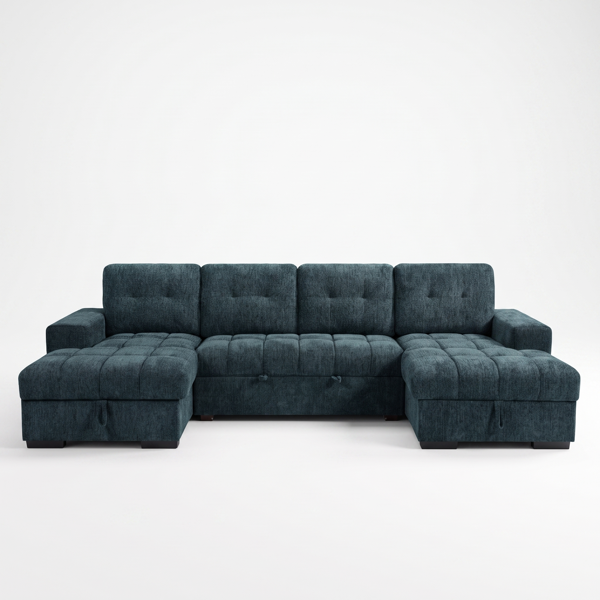 Palermo Sofabed U Shape Corner in Teal
