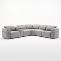 Bicester Electric Recliner Sofa Large Corner in Grey