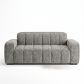 Paris 3 Seater Sofa in Grey fabric