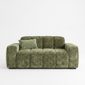 Paris 2 Seater Sofa in Olive fabric