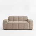 Paris 2 Seater Sofa in Beige fabric