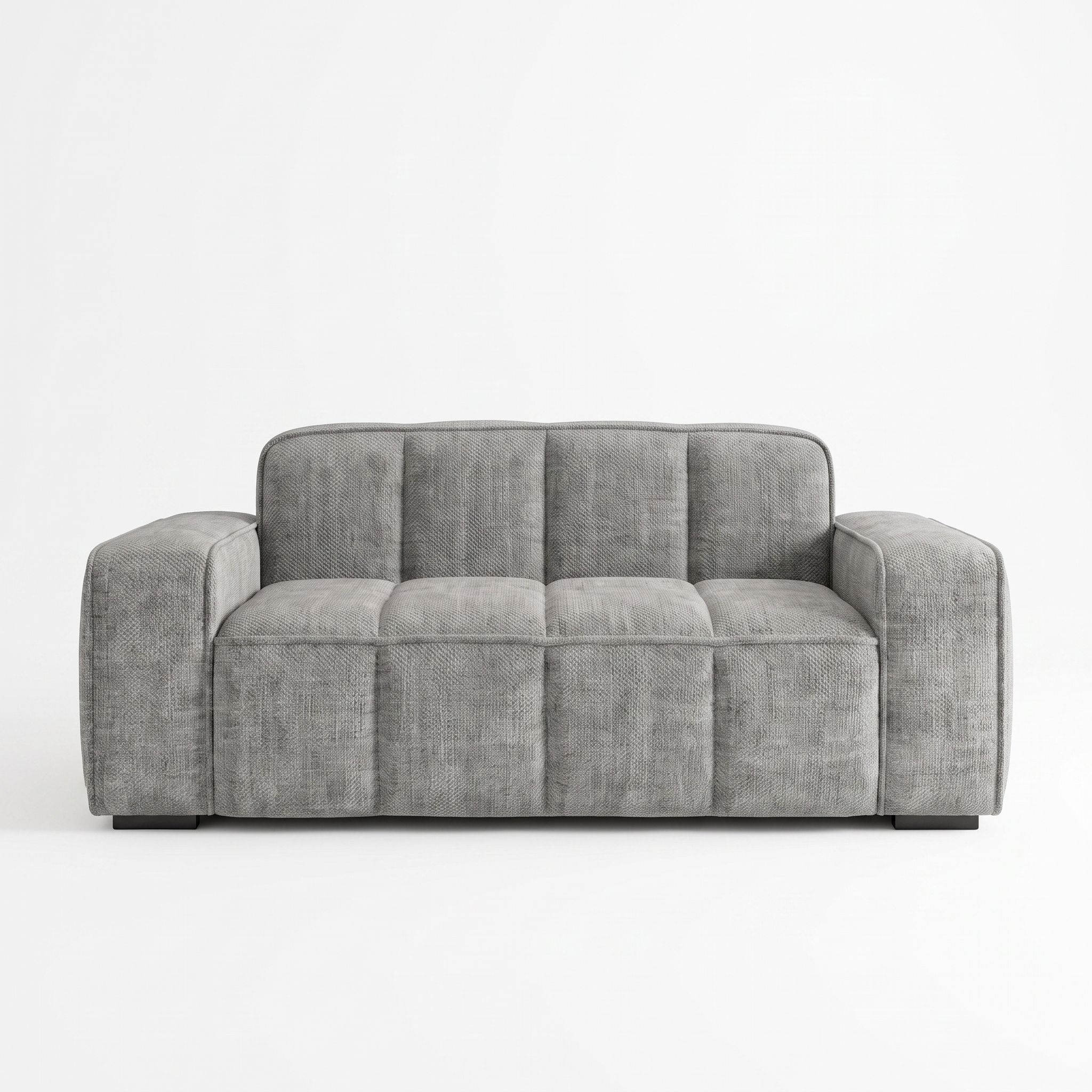 Paris 2 Seater Sofa in Grey fabric