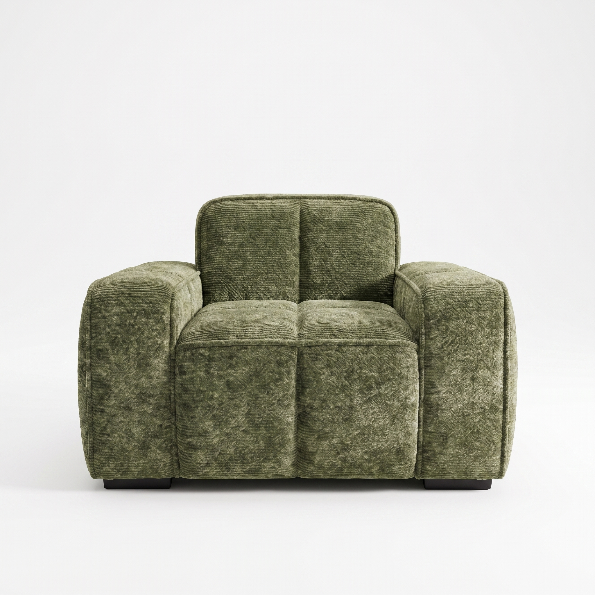 Paris Armchair in Olive fabric