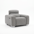 Toronto Electric Recliner Armchair in Grey