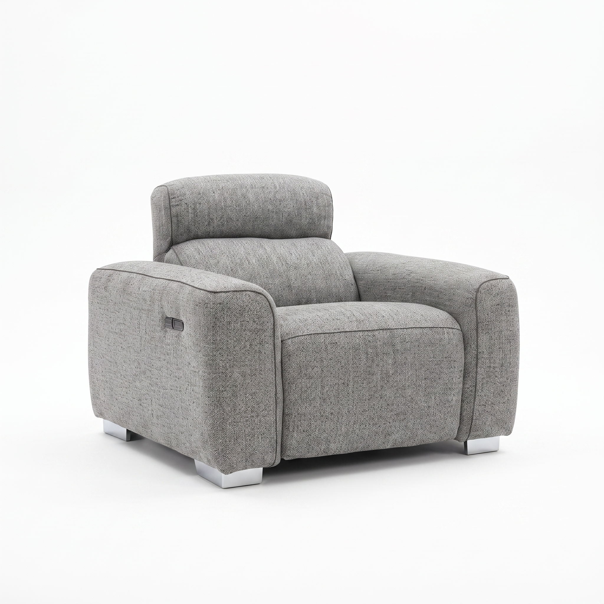 Toronto Electric Recliner Armchair in Grey