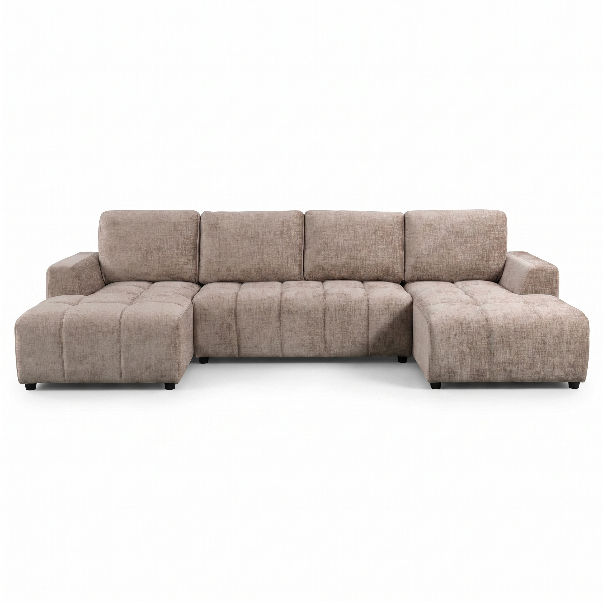 Shanghai Luxury U Shape Corner Sofabed in Beige