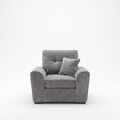 Maxwell Armchair in Grey velvet
