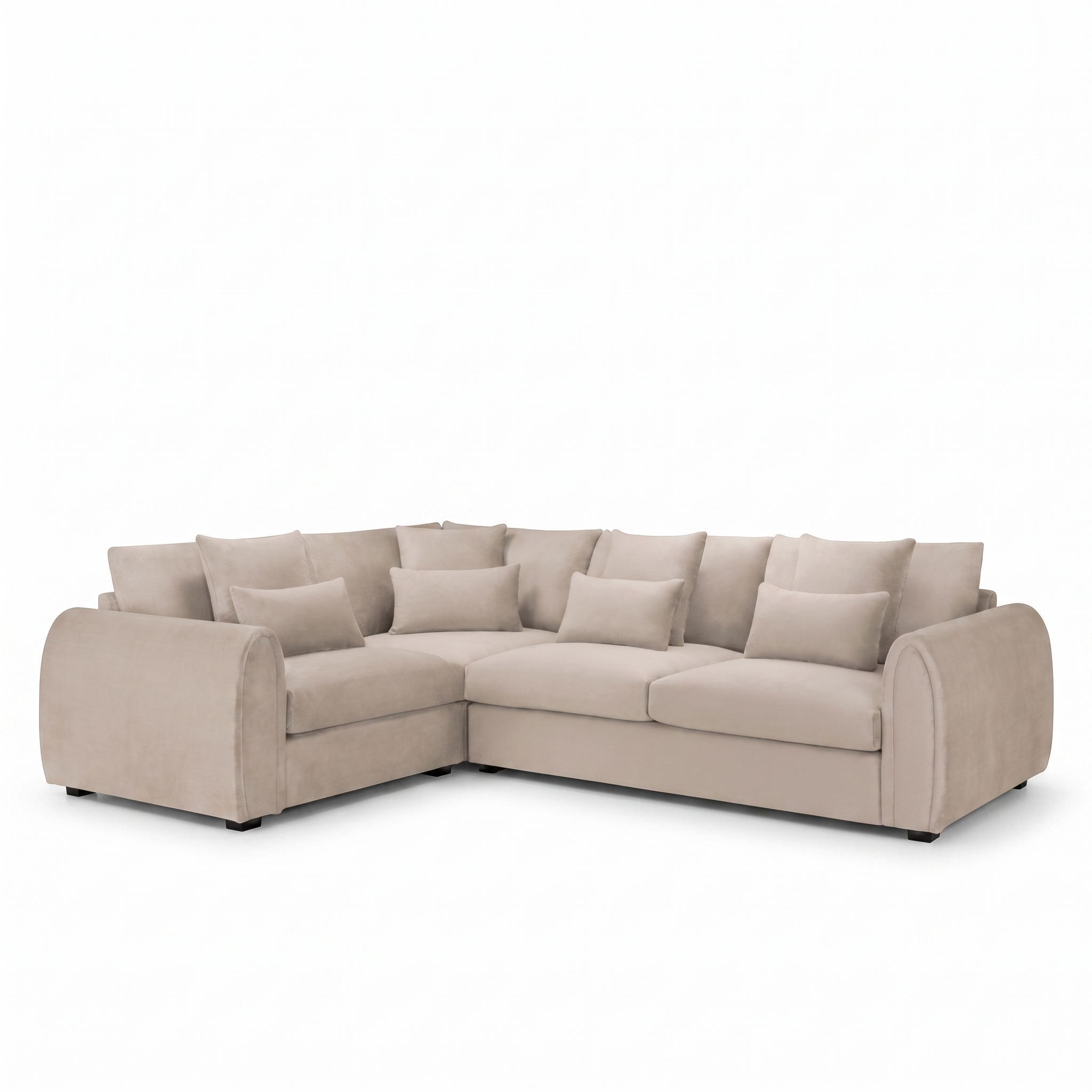 Mirabel Corner Sofa - Mocha Left Hand Facing