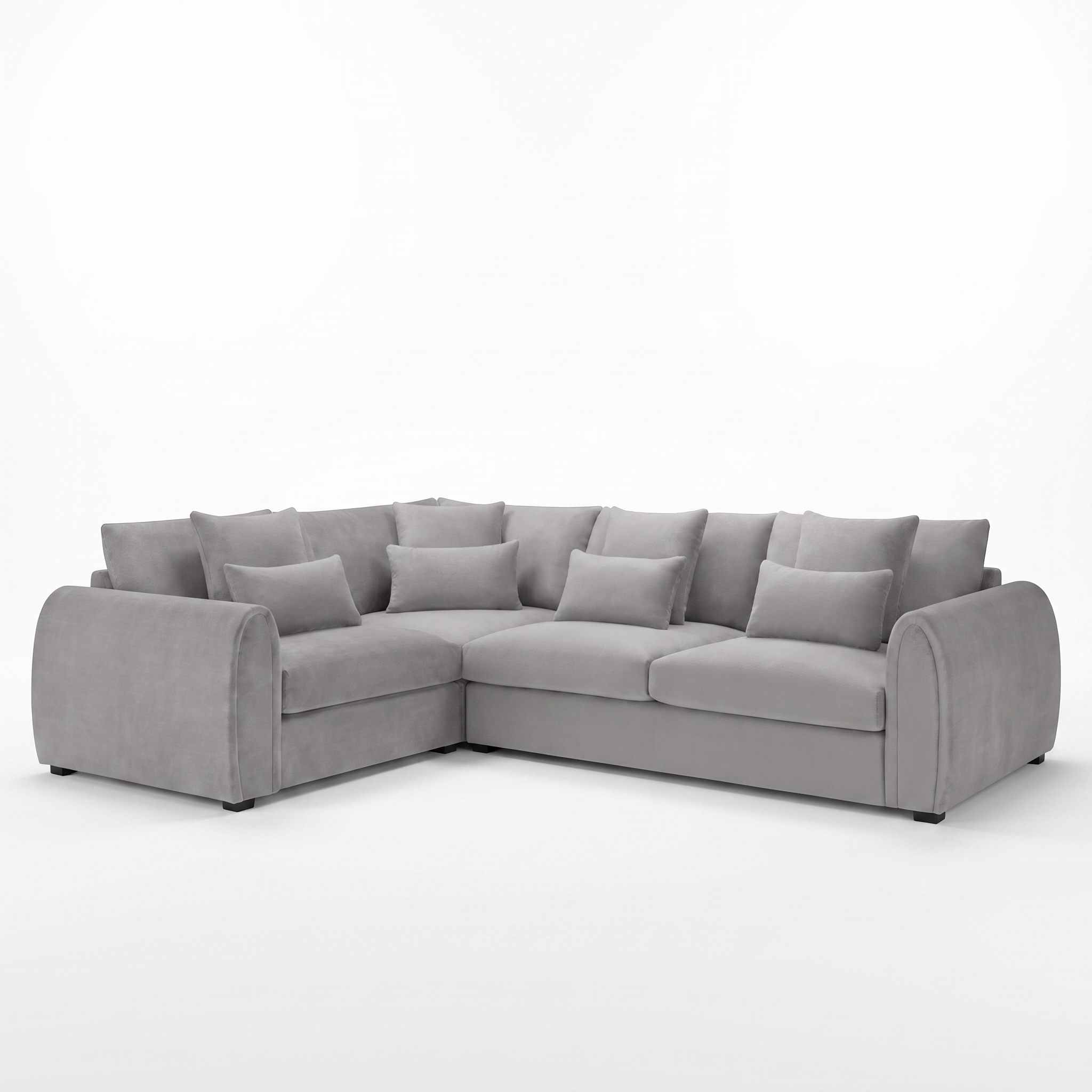 Mirabel Corner Sofa - Grey Left Hand Facing