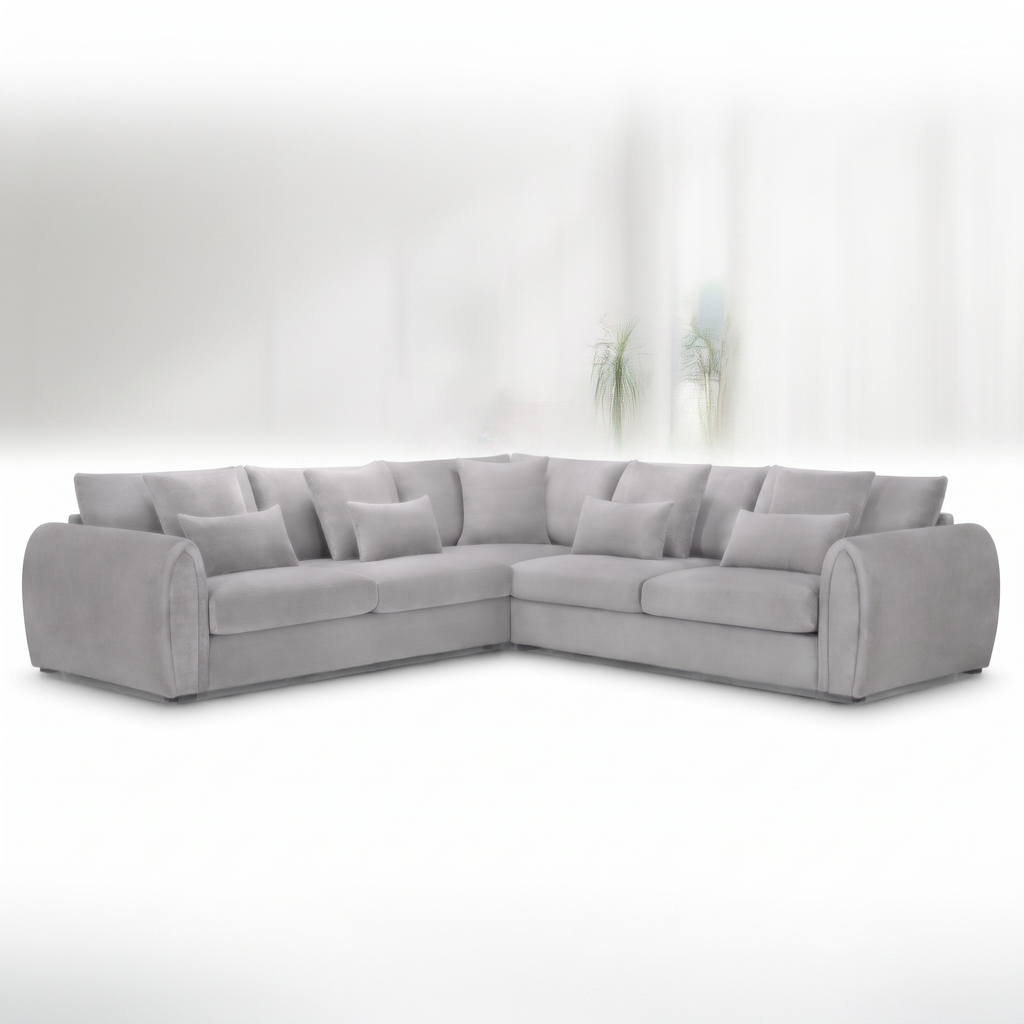 Mirabel Large Corner Sofa - Grey