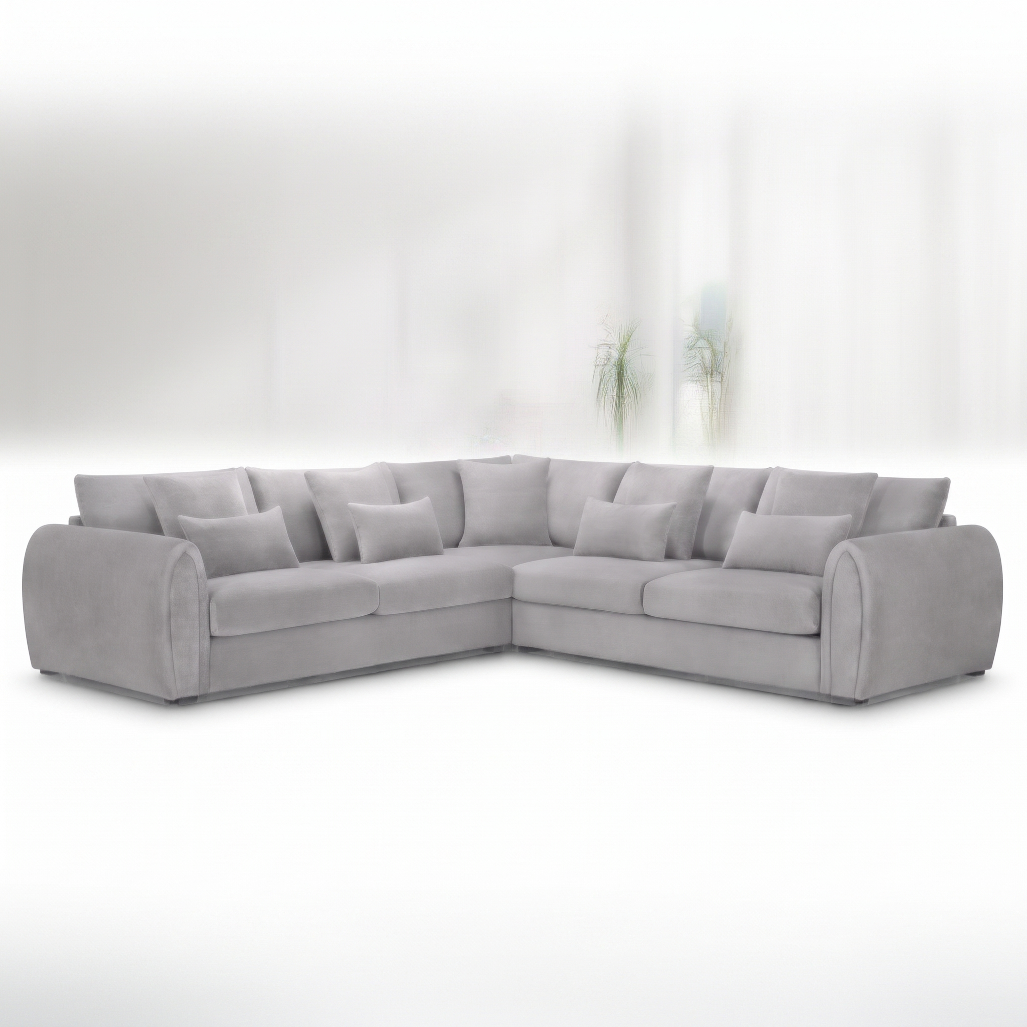 Mirabel Large Corner Sofa - Grey