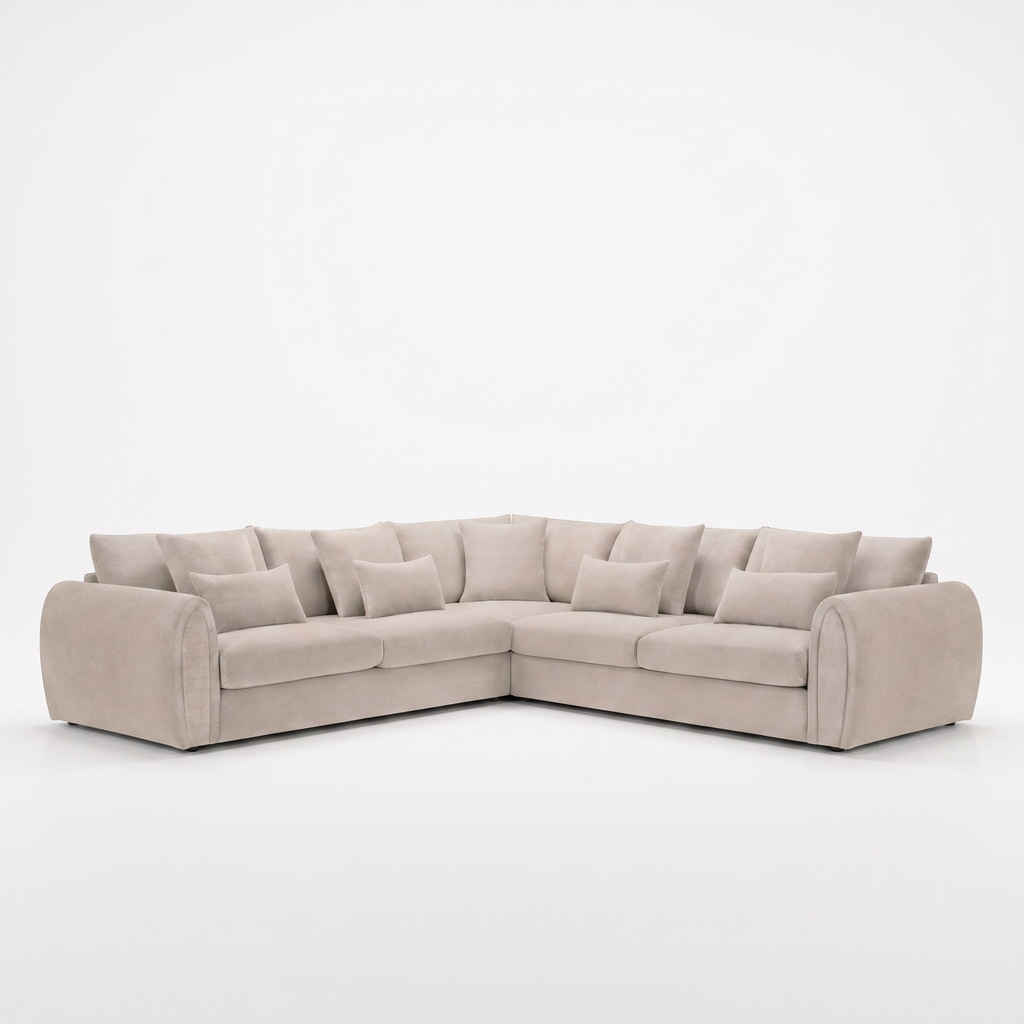 Mirabel Large Corner Sofa - Mocha