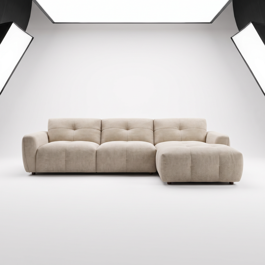 Montana Corner Sofa - Beige Right Hand Facing