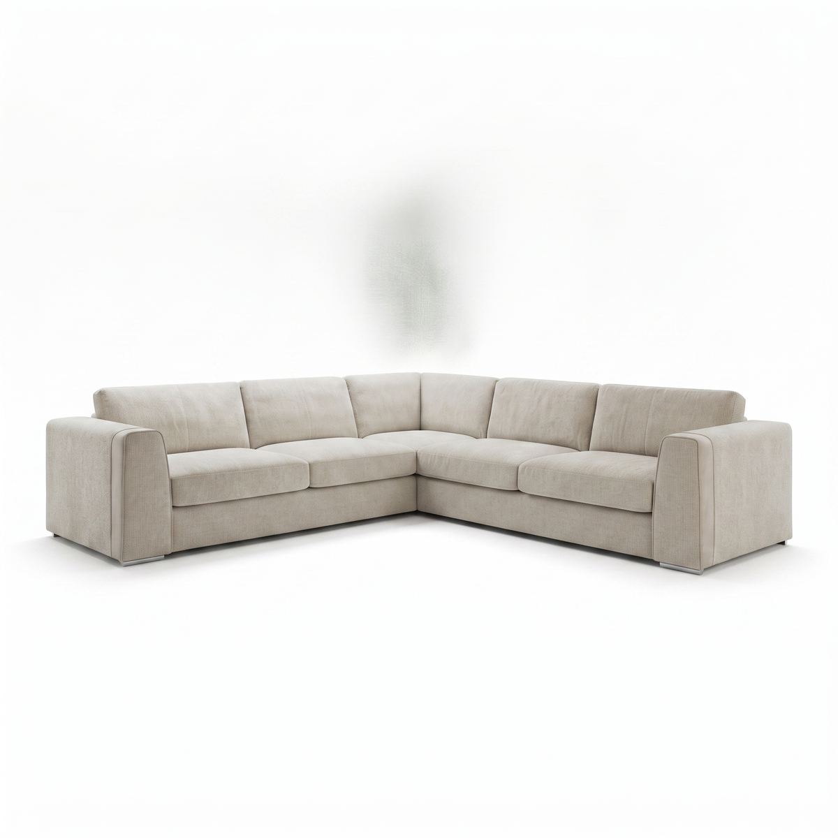 Naples Large Corner Sofa - Beige